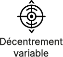 Décentrement variable